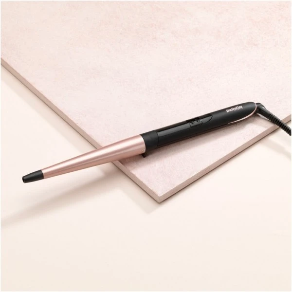 BaByliss C454E Rose Quartz Conical Wand Lockenstab Rose/schwarz 5 BaByliss C454E Rose Quartz Conical Wand Lockenstab Rose/schwarz – Bild 3