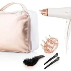 Eta Fenite 7320 Geschenkset Haartrockner Weiß/mokka