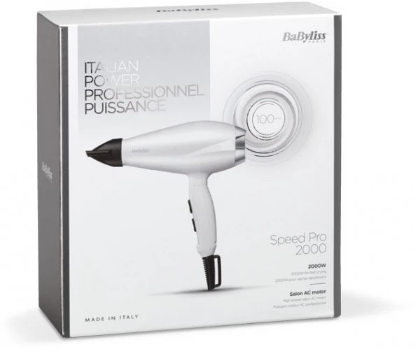 BaByliss 6704WE 2000W Power Pro Haartrockner Weiß 5 BaByliss 6704WE 2000W Power Pro Haartrockner Weiß – Bild 3