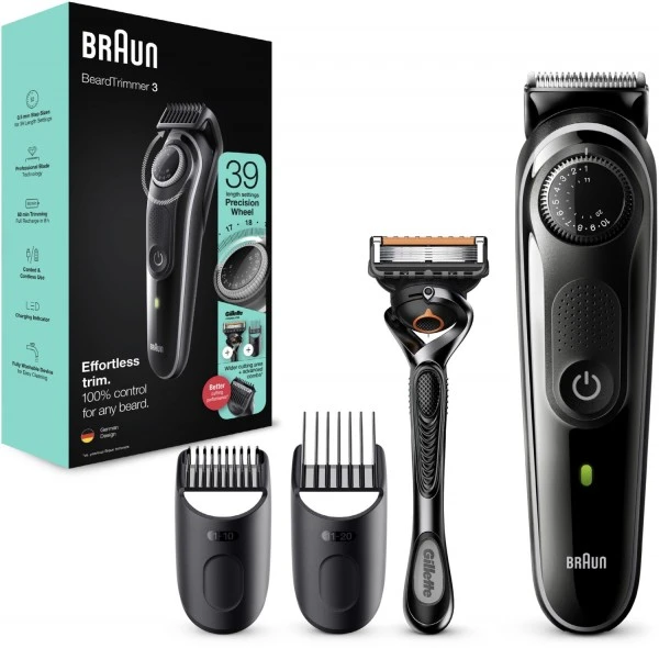 Braun BT3342 BeardTrimmer Bart Und Haarschneider Schwarz/grau 6 Braun BT3342 BeardTrimmer Bart Und Haarschneider Schwarz/grau – Bild 4