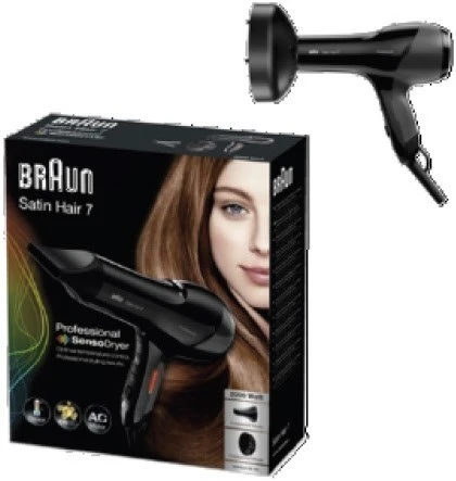 Braun HD785 Solo Satin Hair 7 SensoDryer Profi-Haartrockner Schwarz 4 Braun HD785 Solo Satin Hair 7 SensoDryer Profi-Haartrockner Schwarz – Bild 2