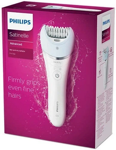 Philips BRE605/00 Satinelle Advanced Epilierer Weiß/blau 4 Philips BRE605/00 Satinelle Advanced Epilierer Weiß/blau – Bild 2