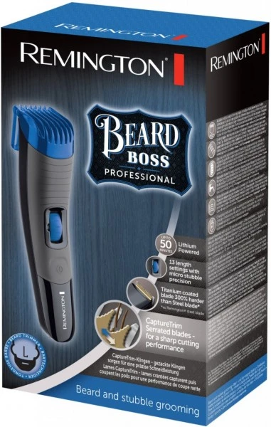 Remington MB 4132 Beard Boss Professional Bartschneider Schwarz/blau 4 Remington MB 4132 Beard Boss Professional Bartschneider Schwarz/blau – Bild 2