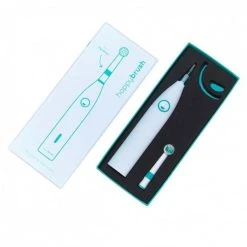 Happybrush Starterkit Rotierend R1 Elektrische Zahnbürste Weiß