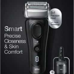 Braun 8460cc System Wet&dry Series 8 Rasierer Schwarz