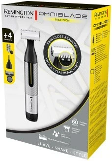 Remington HG4000 Omniblade Precision Bartschneider Silber/schwarz 4 Remington HG4000 Omniblade Precision Bartschneider Silber/schwarz – Bild 2