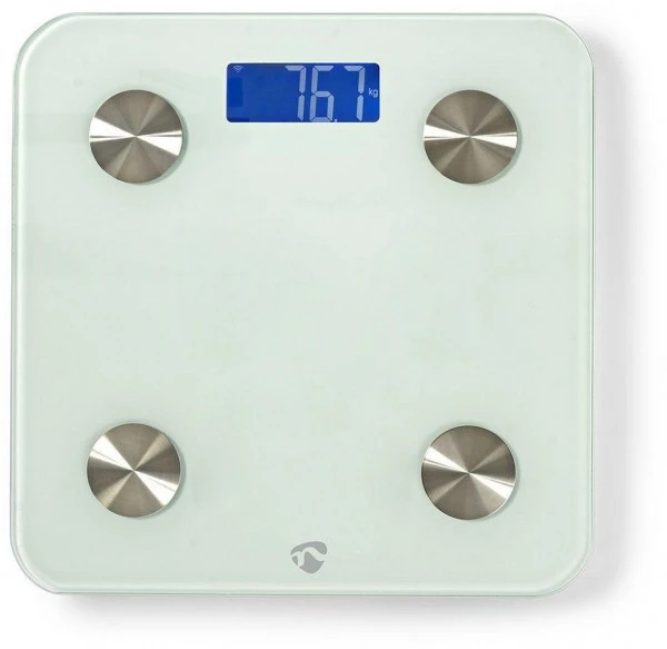 Nedis WIFIHS10WT Körperanalysewaage Weiß 3 Nedis WIFIHS10WT Körperanalysewaage Weiß