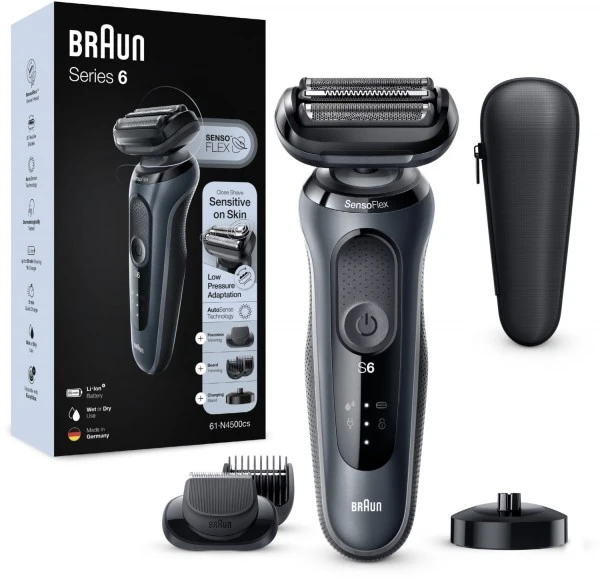 Braun 61-N4500cs Series 6 Rasierer Schwarz/grau 4 Braun 61-N4500cs Series 6 Rasierer Schwarz/grau – Bild 2
