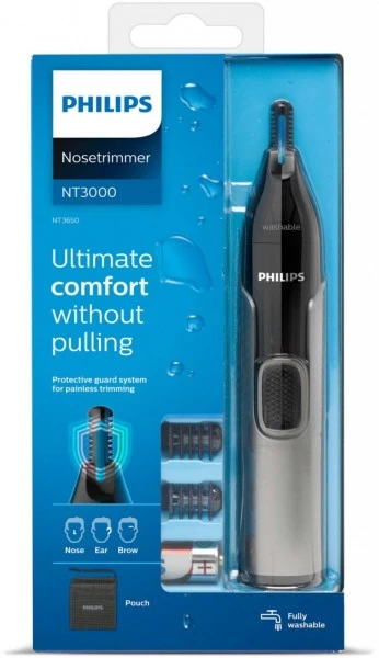 Philips NT3650/16 Nasen-/Ohrhaarschneider Grau 5 Philips NT3650/16 Nasen-/Ohrhaarschneider Grau – Bild 3