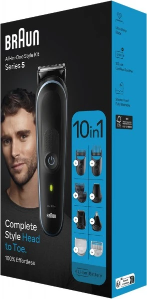 Braun MGK5445 All-in-One Style Kit Haarschneider 4 Braun MGK5445 All-in-One Style Kit Haarschneider – Bild 2