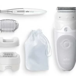 Braun 5-805 Silk-épil 5 Epilierer Weiß/silber
