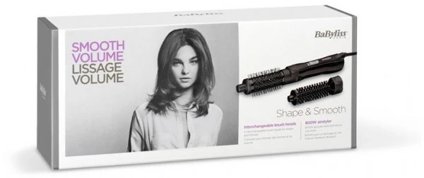 BaByliss AS82E Shape & Smooth Warmluft-Stylingbürste Schwarz 6 BaByliss AS82E Shape & Smooth Warmluft-Stylingbürste Schwarz – Bild 4