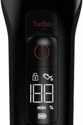 Grundig MC 9030 ProClub Bart-/Haarschneider Matt Schwarz/rot