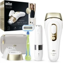 Braun PL5159 Silk-expert Pro 5 IPL Haarentfernungssystem Weiß/gold