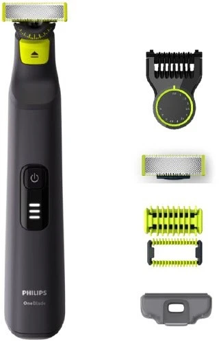 Philips QP6541/16 OneBlade Pro Face & Body Bartschneider Schwarz 4 Philips QP6541/16 OneBlade Pro Face & Body Bartschneider Schwarz – Bild 2