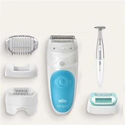 Braun 5-810 Silk-epil SensoSmart Epilierer Weiß/blau