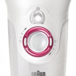 Braun 9-521 Silk-épil 9 Wet&Dry Epilierer Weiß/pink