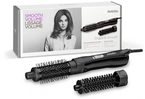 BaByliss AS82E Shape & Smooth Warmluft-Stylingbürste Schwarz 5 BaByliss AS82E Shape & Smooth Warmluft-Stylingbürste Schwarz – Bild 3