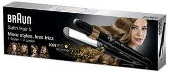 Braun ST 570 Straightener Satin Hair 5 Multistyler Schwarz 3 Braun ST 570 Straightener Satin Hair 5 Multistyler Schwarz