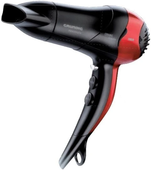 Grundig HD 3700 Haartrockner Schwarz/rot 3 Grundig HD 3700 Haartrockner Schwarz/rot