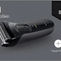 Braun 3000s Series 3 ProSkin Geschenkset Rasierer Schwarz