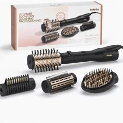BaByliss AS970E Big Hair Luxe Warmluft-Stylingbürste Schwarz