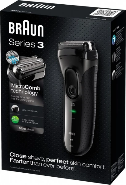 Braun Series 3 3020 Elektrorasierer Schwarz 6 Braun Series 3 3020 Elektrorasierer Schwarz – Bild 4